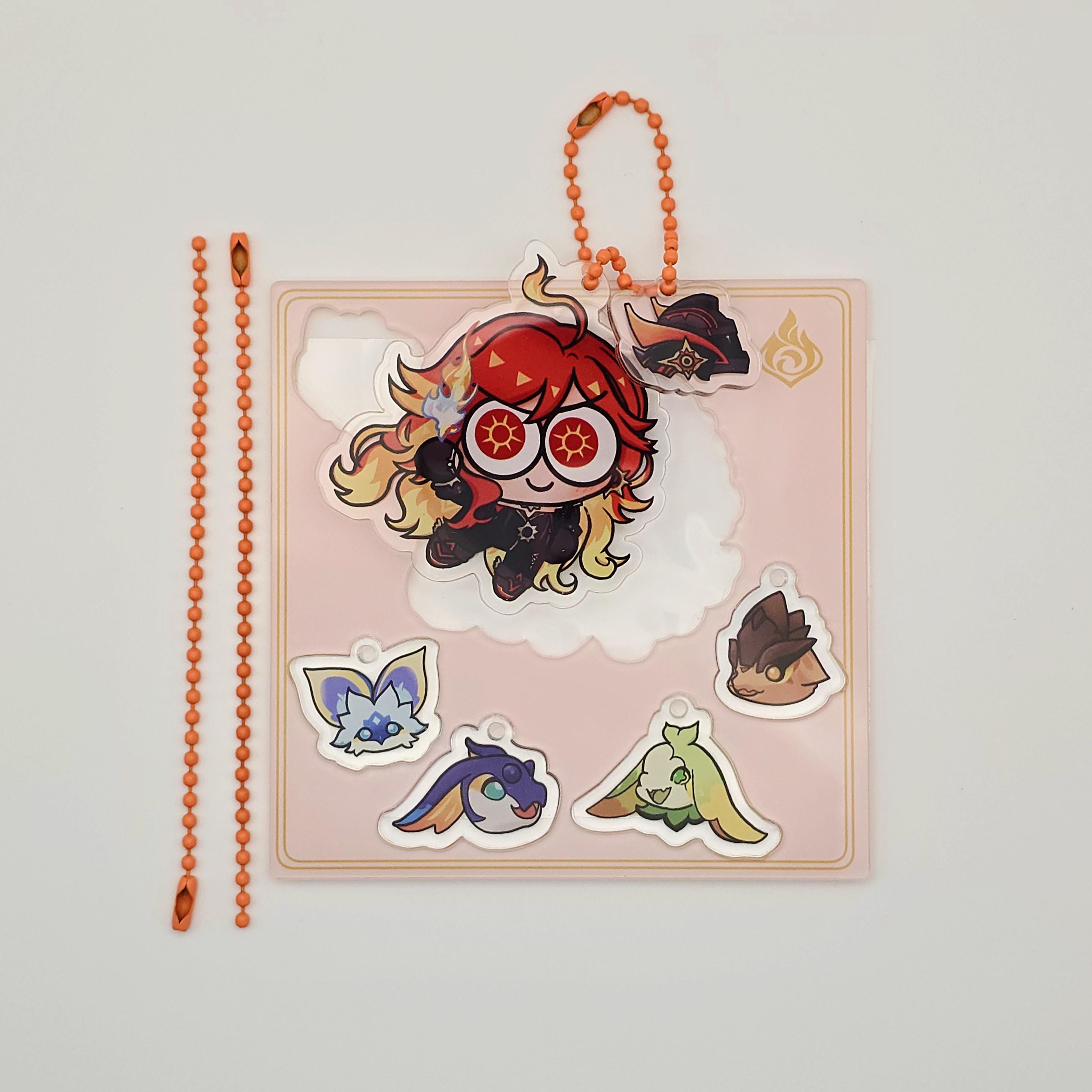 Genshin Impact Archon Acrylic DIY Keychain Sheet