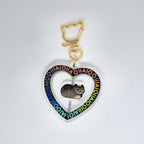 oiia cat 2" Spinner Keychain