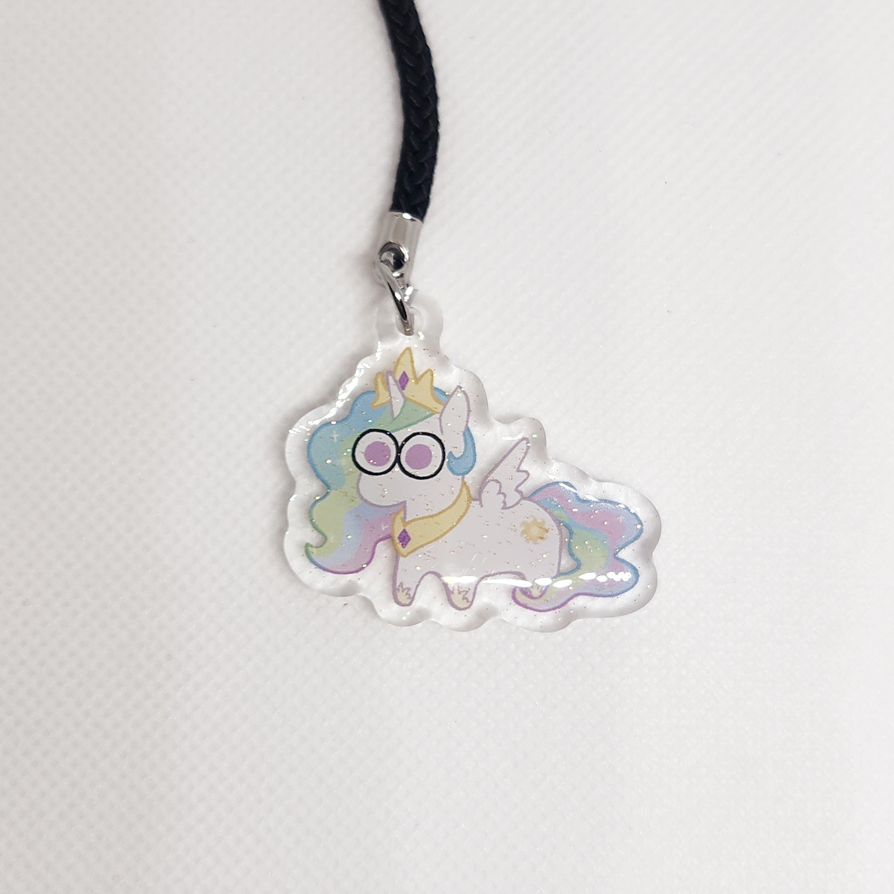 My Little Pony Glitter Epoxy Keychain:  Derpy, Princesses, and Cutie Mark Crusaders