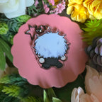 Satoru Gojo and Yuji Itadori 2.5" Googly Eye Shaker Keychains