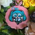 Hatsune Miku and Kasane Teto 3" Googly Eye Shaker Keychains