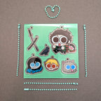 Demon Slayer Inspired Acrylic DIY Keychain Sheet