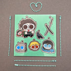 Demon Slayer Inspired Acrylic DIY Keychain Sheet