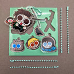 Demon Slayer Inspired Acrylic DIY Keychain Sheet