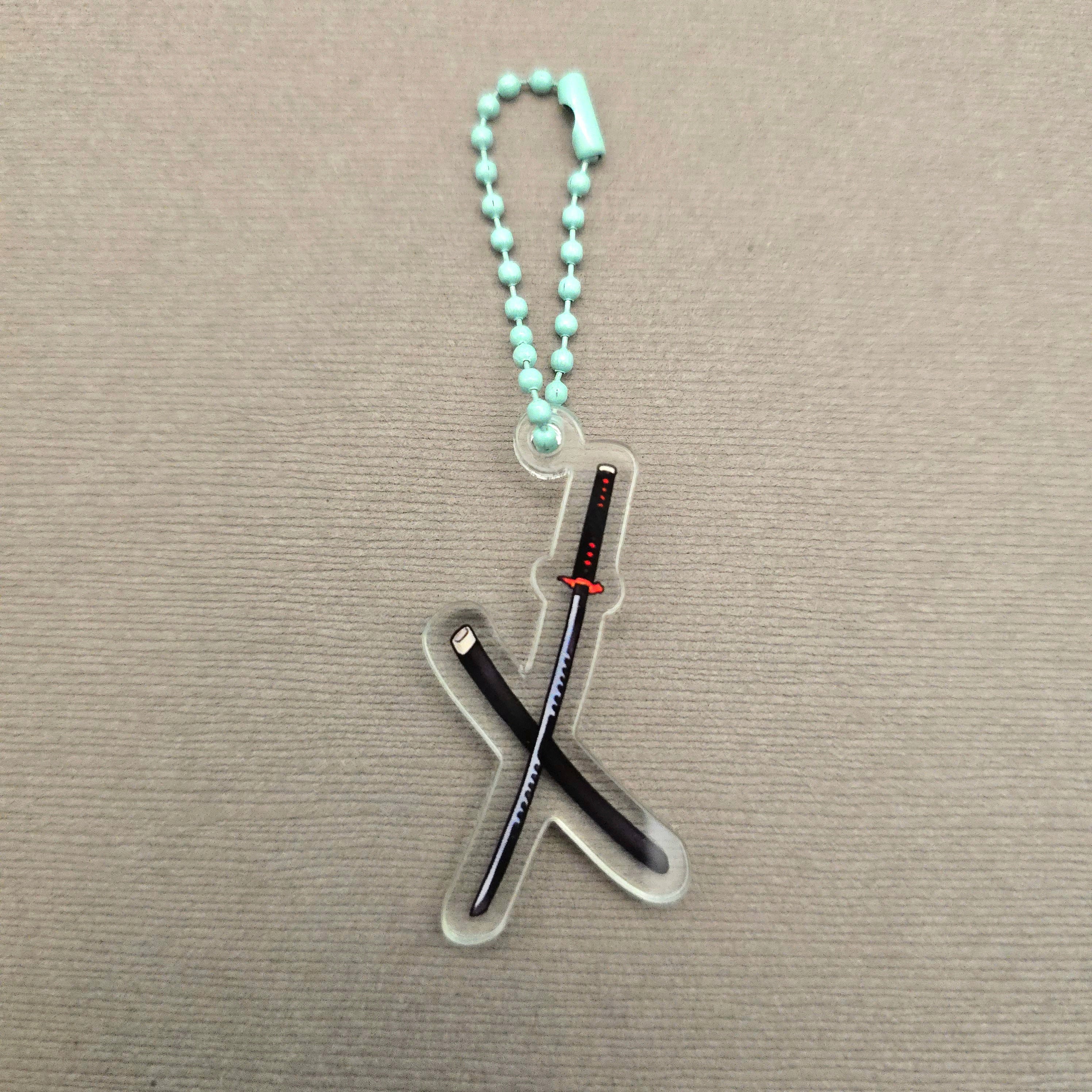 Demon Slayer Inspired Acrylic DIY Keychain Sheet