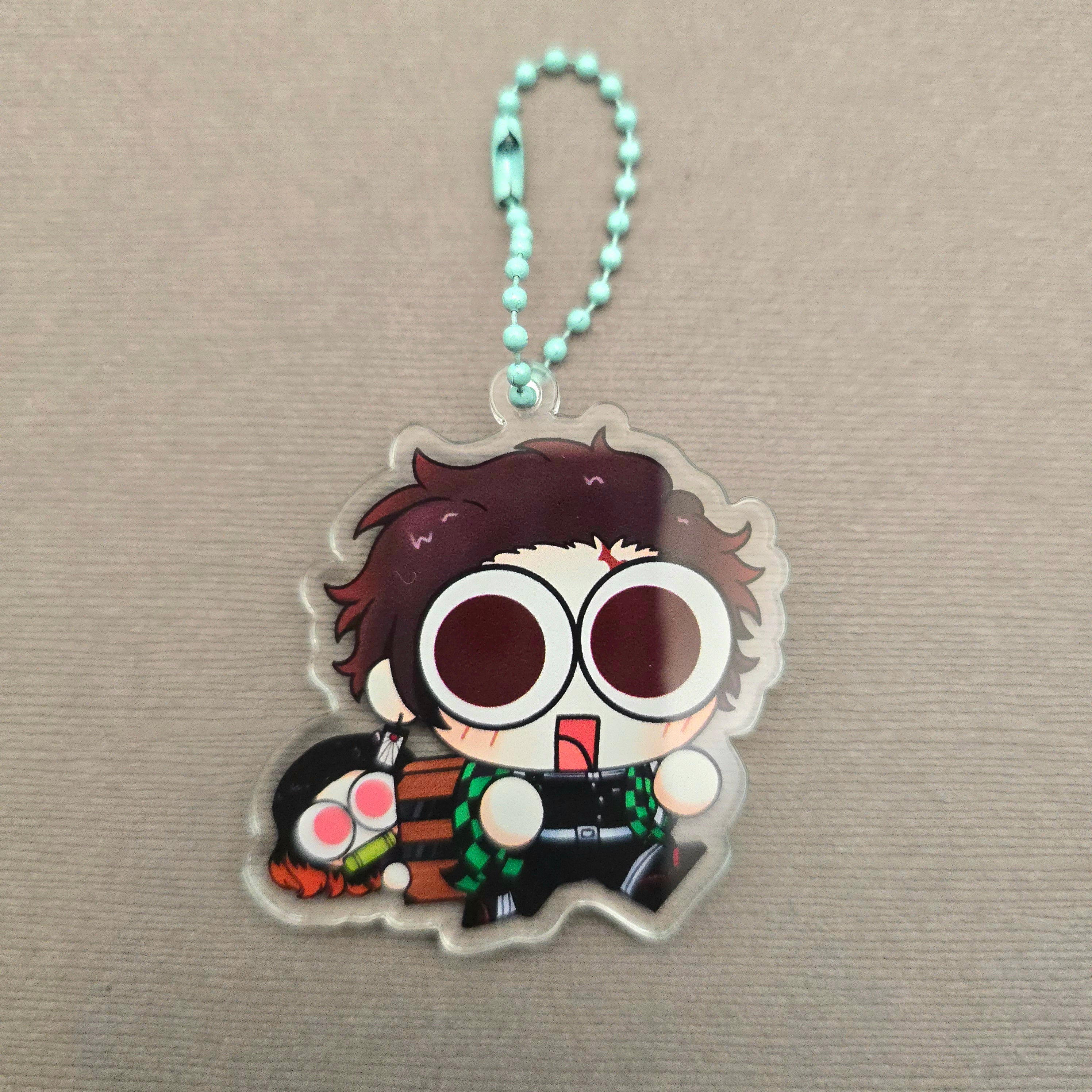 Demon Slayer Inspired Acrylic DIY Keychain Sheet