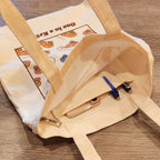 One in a Krillion Shrimp Zippered Tote Bag with Pocket