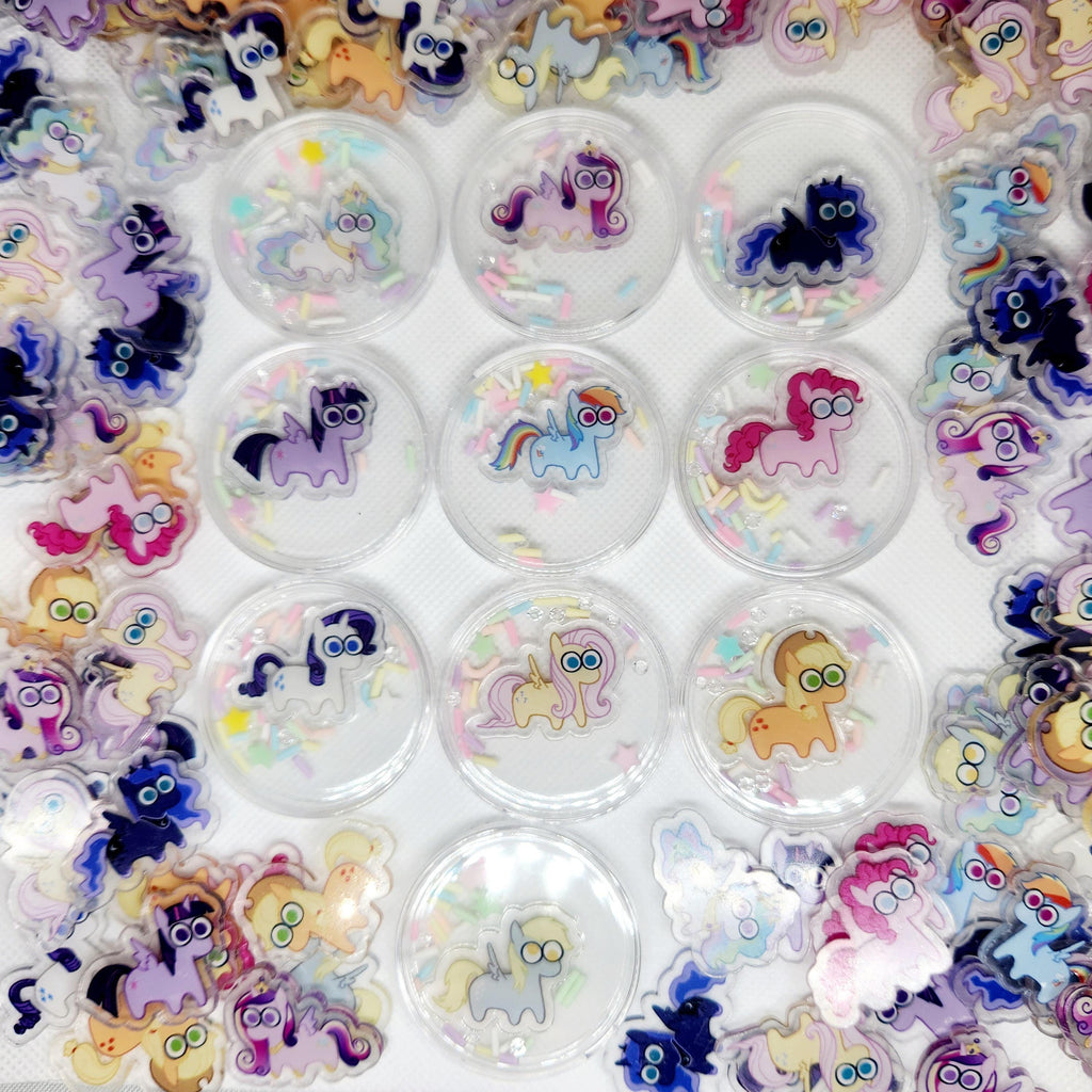 MLP My Little Pony Shaker Coin Charms