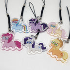 Mane 6 Glitter Epoxy Phone Charms