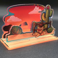 Rootin' Tootin' Cowboy Kitten 4" Acrylic Standee