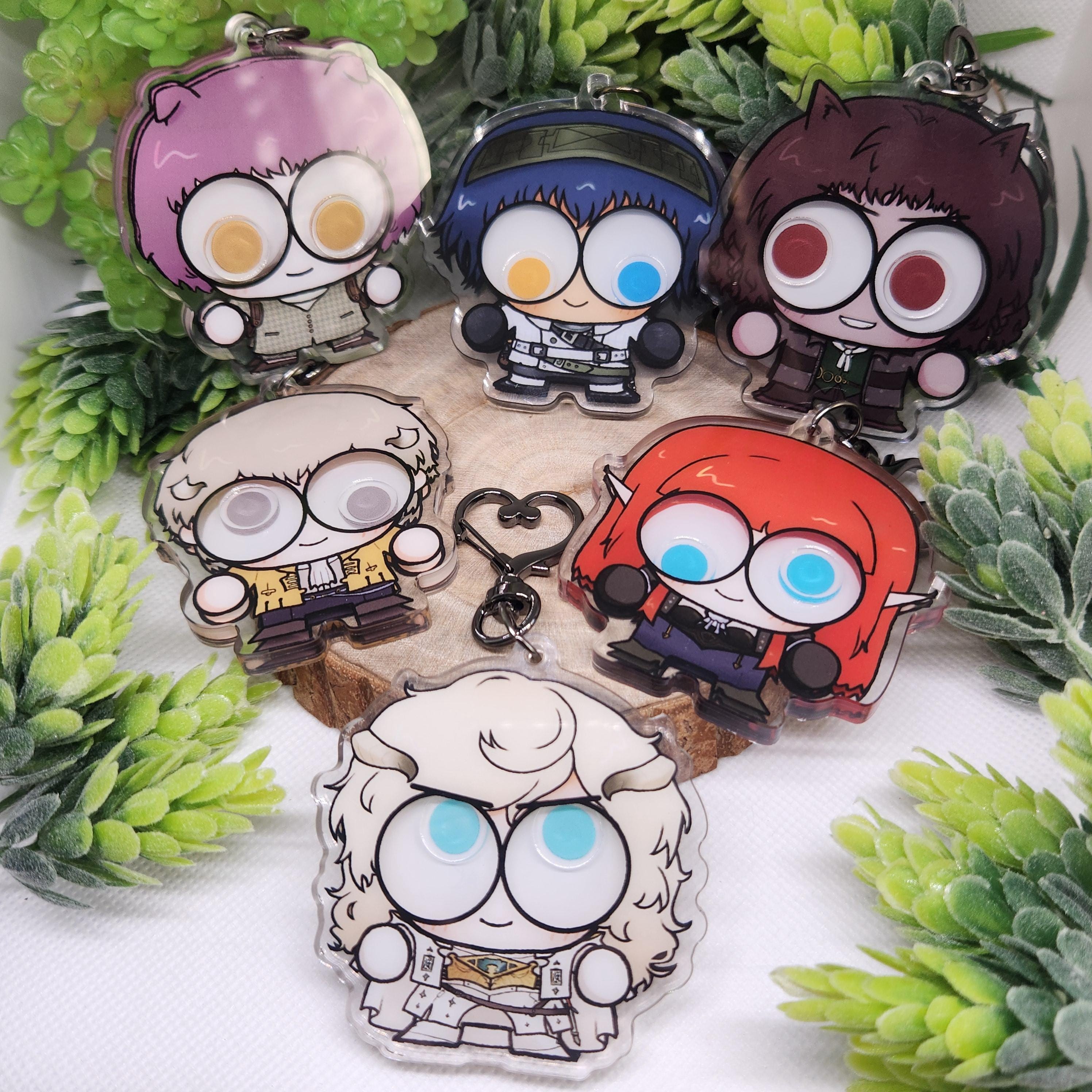Metaphor Refantazio Googly Eye Shaker Keychains