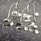 ISAT Glitter Epoxy Phone Charm Keychain with Bell
