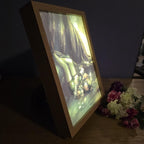 Venti Light Up Art Print with Wooded Frame