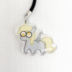 My Little Pony Glitter Epoxy Keychain:  Derpy, Princesses, and Cutie Mark Crusaders