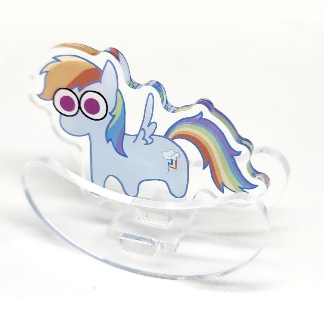 My Little Pony Acrylic Rocking Horse Standees
