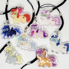 Mane 6 Glitter Epoxy Phone Charms