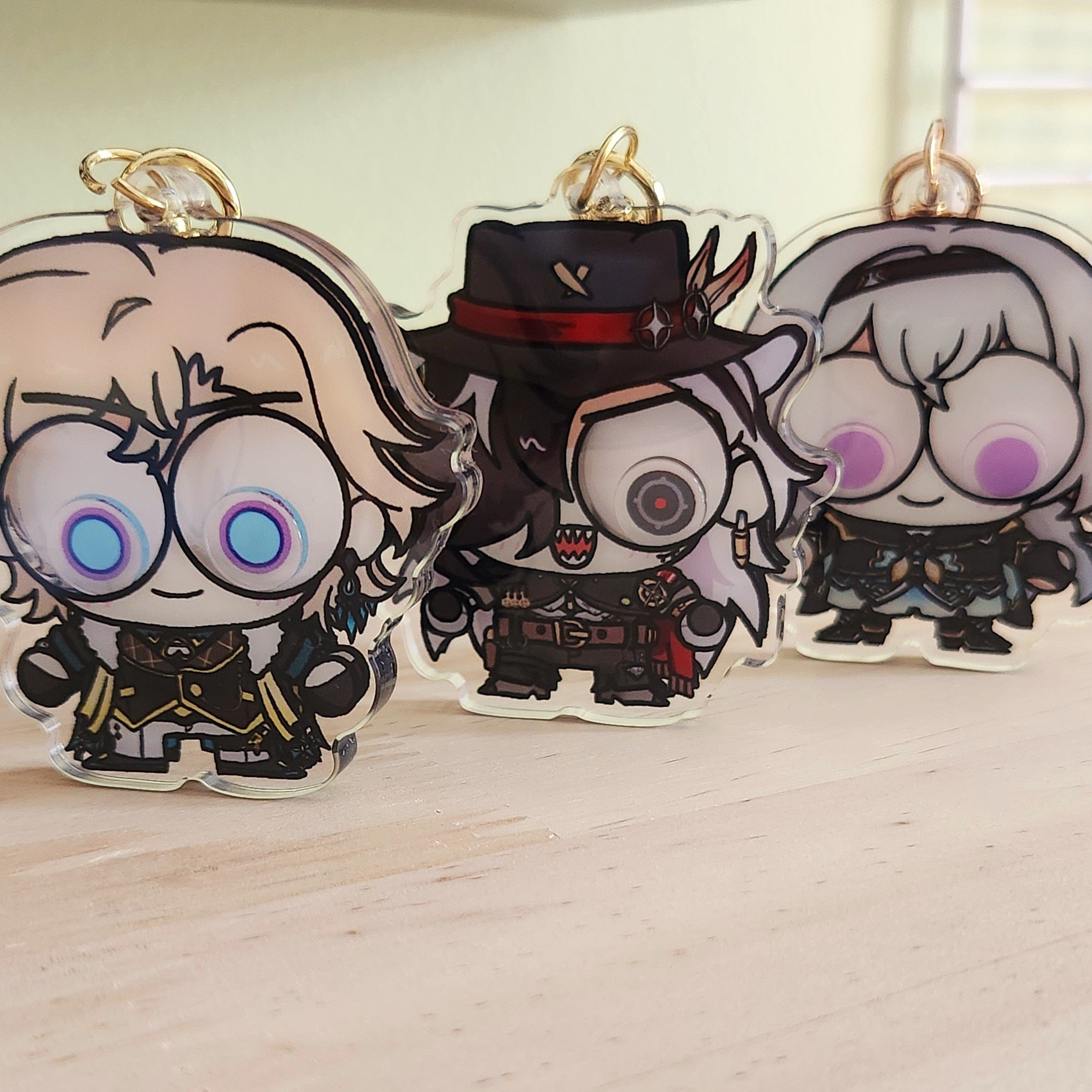 HSR Googly Eye Shaker Keychains