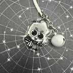 ISAT Glitter Epoxy Phone Charm Keychain with Bell