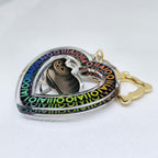 oiia cat 2" Spinner Keychain