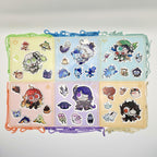 Genshin Impact Archon Acrylic DIY Keychain Sheet