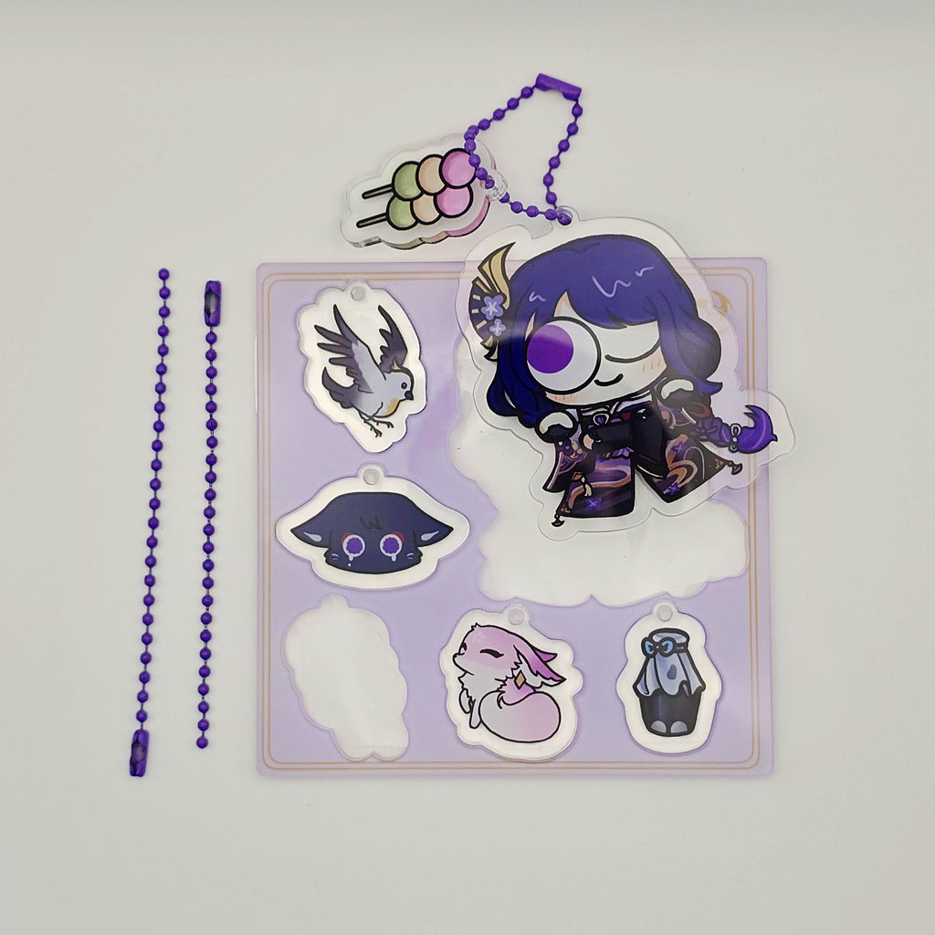 Genshin Impact Archon Acrylic DIY Keychain Sheet