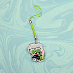 Danny Phantom and Cujo Glitter Epoxy Phone Charm