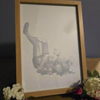 Venti Light Up Art Print with Wooded Frame