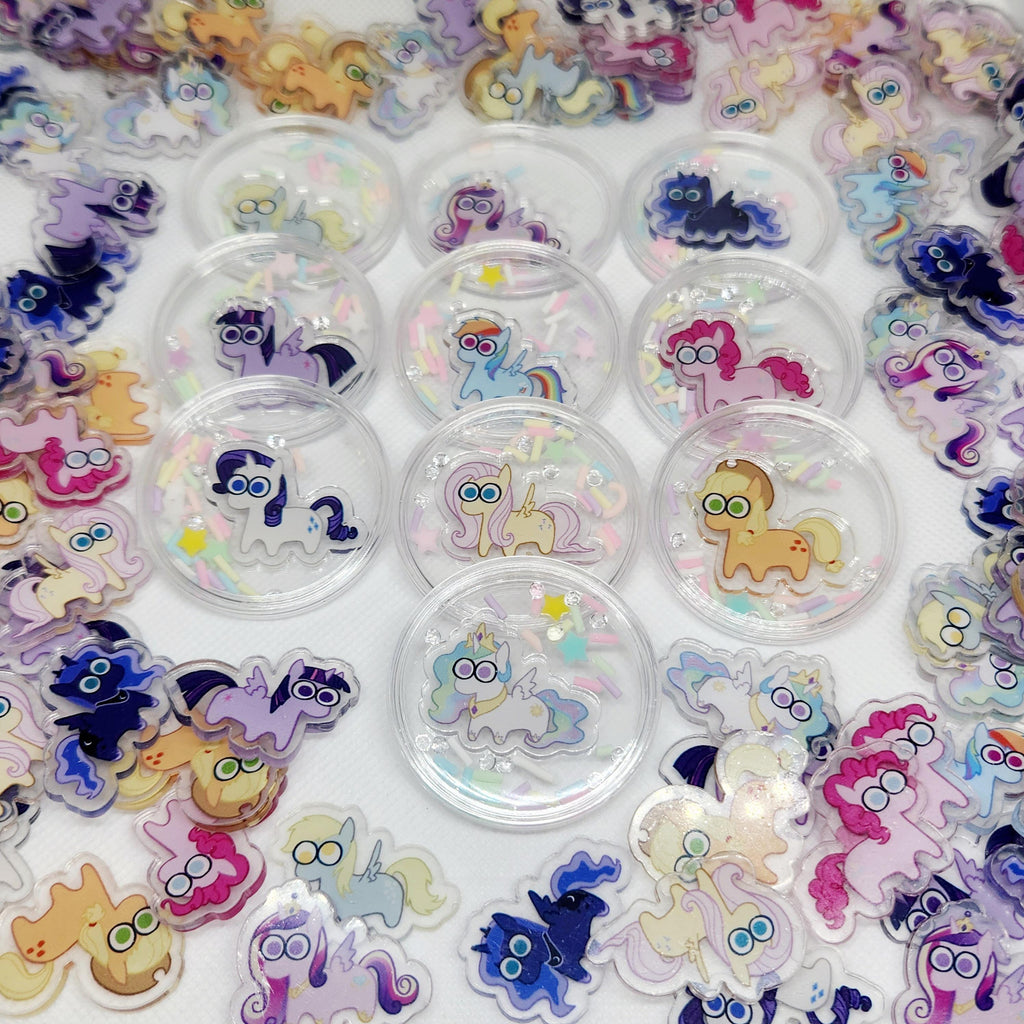 MLP My Little Pony Shaker Coin Charms