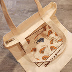 One in a Krillion Shrimp Zippered Tote Bag with Pocket