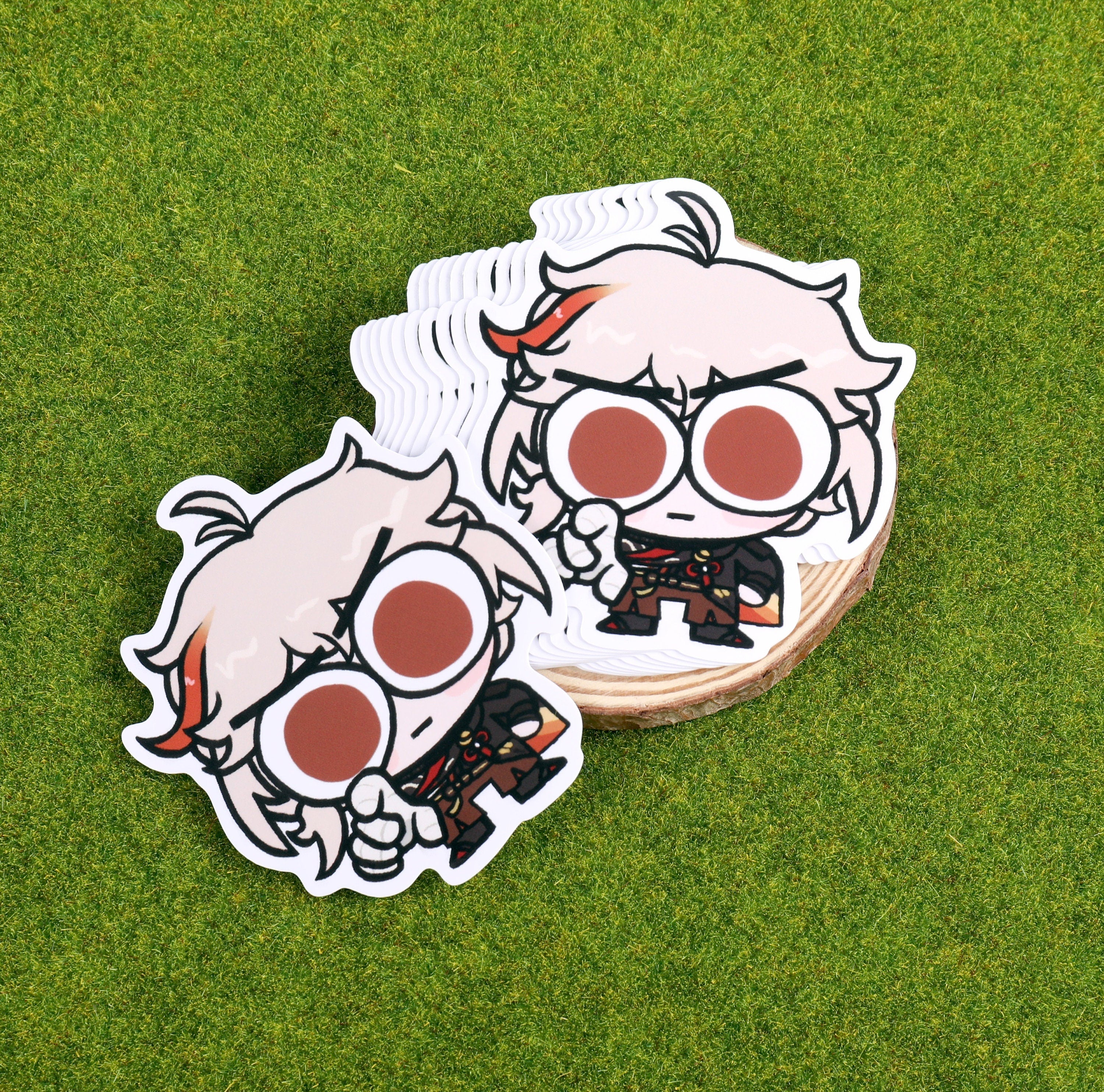 Genshin Impact Anemo Boys Pointing Stickers