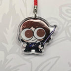 Persona Protagonist Glitter Epoxy Phone Charm Keychains