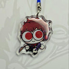 Persona Protagonist Glitter Epoxy Phone Charm Keychains