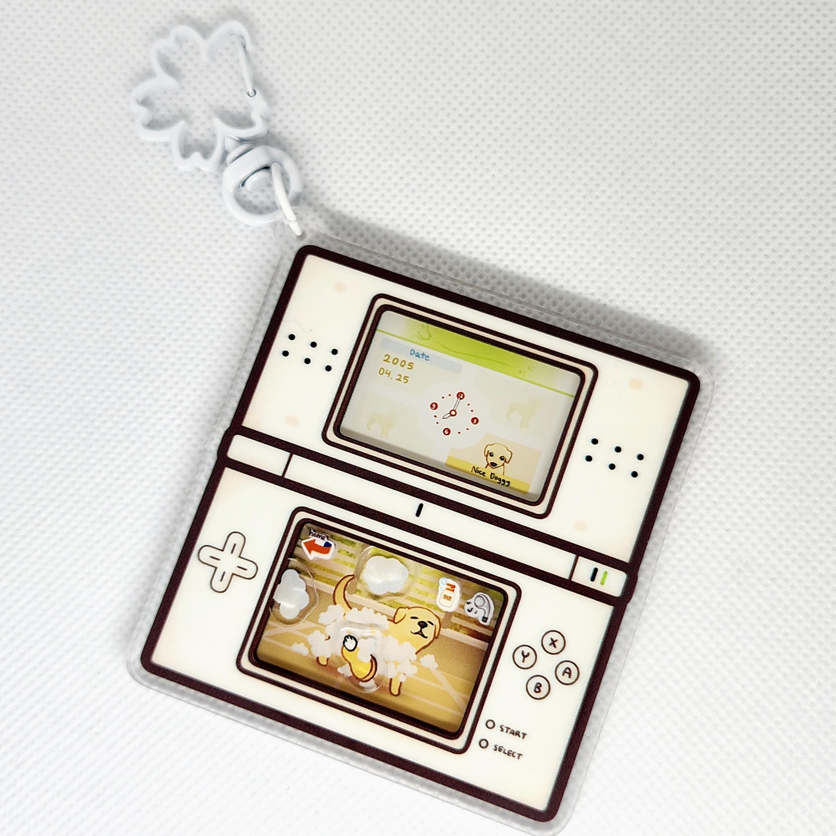 Nintendogs Bath Time Acrylic Shaker Keychain