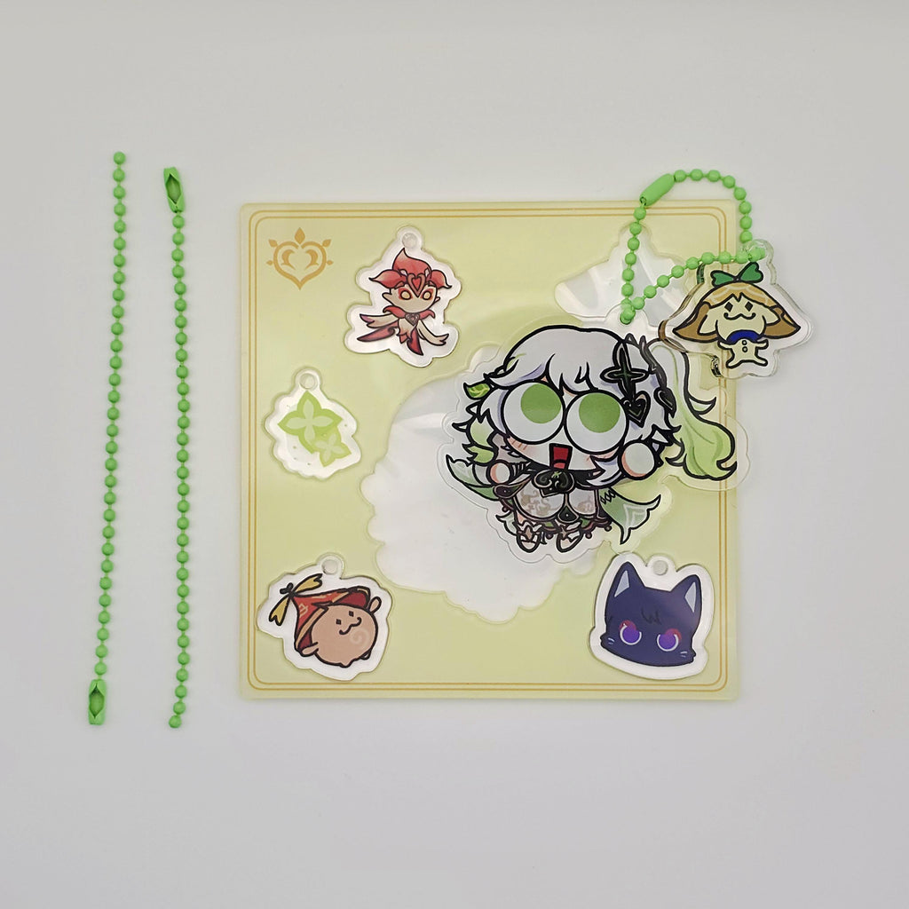 Genshin Impact Archon Acrylic DIY Keychain Sheet