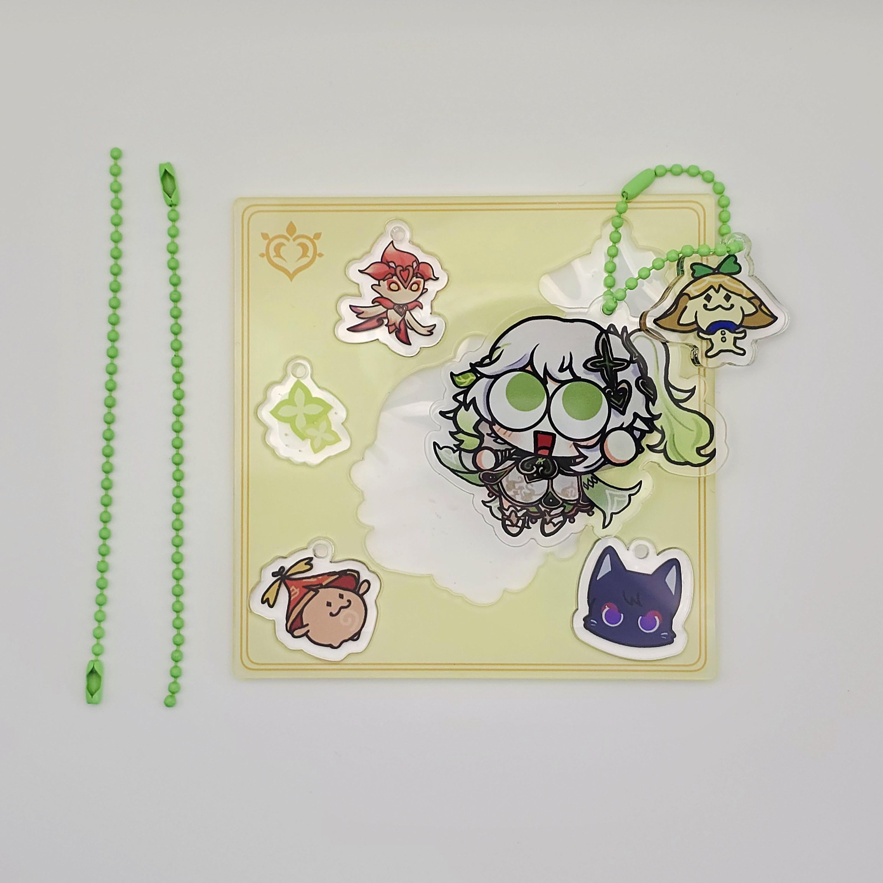 Genshin Impact Archon Acrylic DIY Keychain Sheet