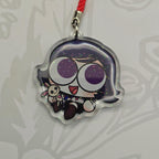 Persona Protagonist Glitter Epoxy Phone Charm Keychains