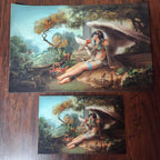 Venti & Nameless Bard 11"x17", 6.5"x10" Art Print - Genshin Impact