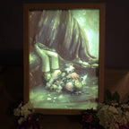 Venti Light Up Art Print with Wooded Frame