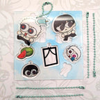 Hikaru and Yoshiki Acrylic DIY Keychain Sheet