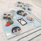 Hikaru and Yoshiki Acrylic DIY Keychain Sheet