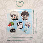 Hikaru and Yoshiki Acrylic DIY Keychain Sheet