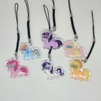 Mane 6 Glitter Epoxy Phone Charms