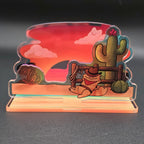 Rootin' Tootin' Cowboy Kitten 4" Acrylic Standee