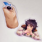 Burrito Nameless Bard and Wisp Venti Stickers