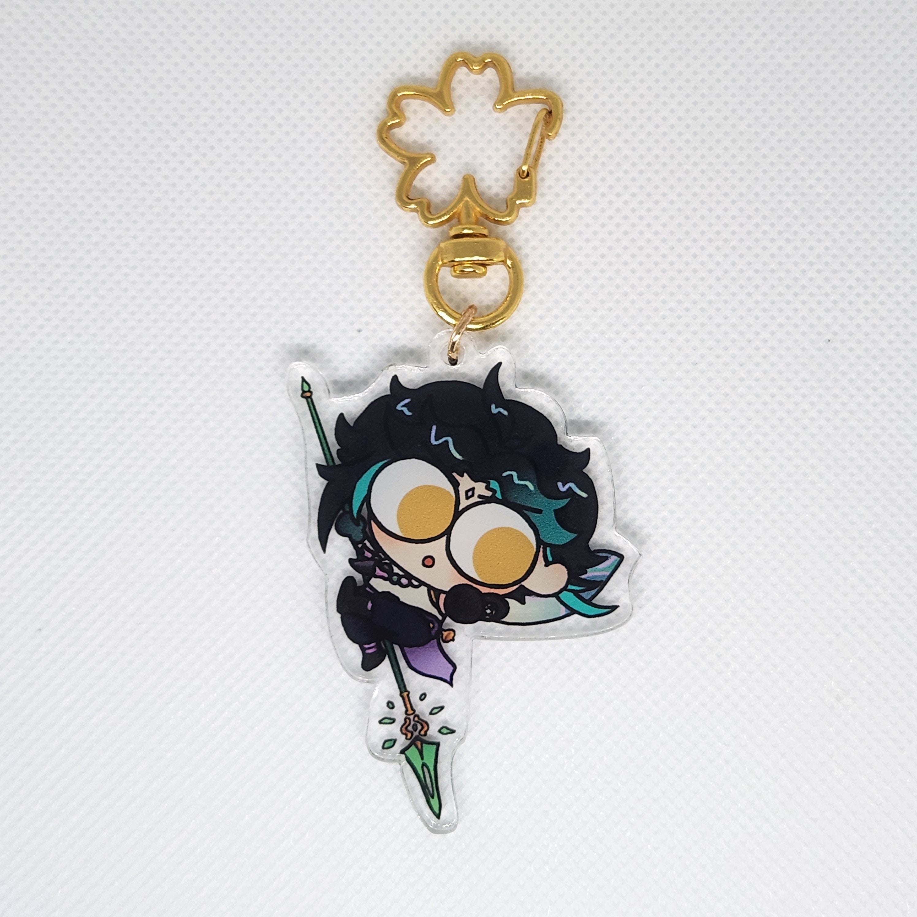 Flying Anemo Boys Acrylic Charms
