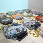 Genshin Impact Acrylic Googly Eye Shaker Keychain