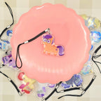 MLP Glitter Epoxy Keychain: Princesses and Side Characters