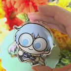 Frieren and Himmel Googly Eye Shaker Keychains
