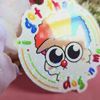I Got That Dog in Me Clown Sticker
