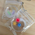 Biology Cell Shaker Coin with Carrying Pouch